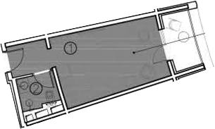 Планировка — ГК Livingston Grand Resort&Spa, Студия, 20 м²