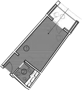Планировка — ГК Livingston Grand Resort&Spa, Студия, 20 м²