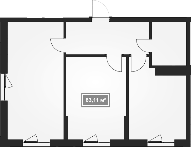 Планировка — Гостиничный комплекс Marine Garden 4, 1-комн., 58 м²
