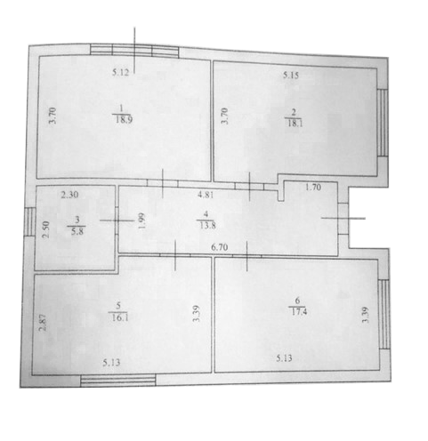Планировка — Коттеджный поселок Ясенево , 3-комн., 90 м²