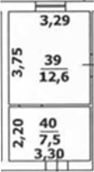 Планировка — Esenin Collection by Grace Group 4*, Студия, 19 м²