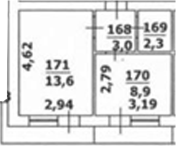 Планировка — Esenin Collection by Grace Group 4*, 1-комн., 30 м²