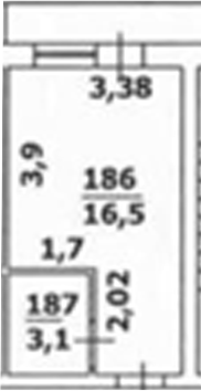 Планировка — Esenin Collection by Grace Group 4*, Студия, 25 м²