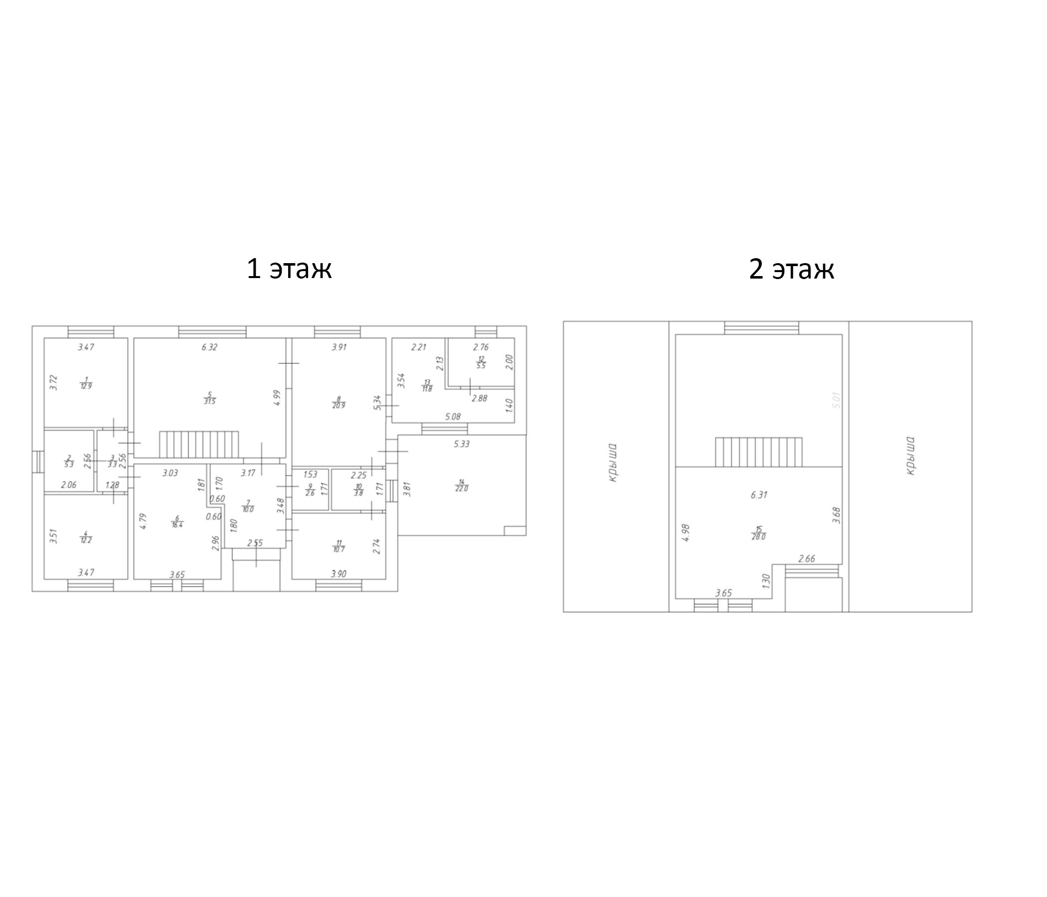 Планировка — Коттеджный поселок Конфидо, 5-комн., 185 м²