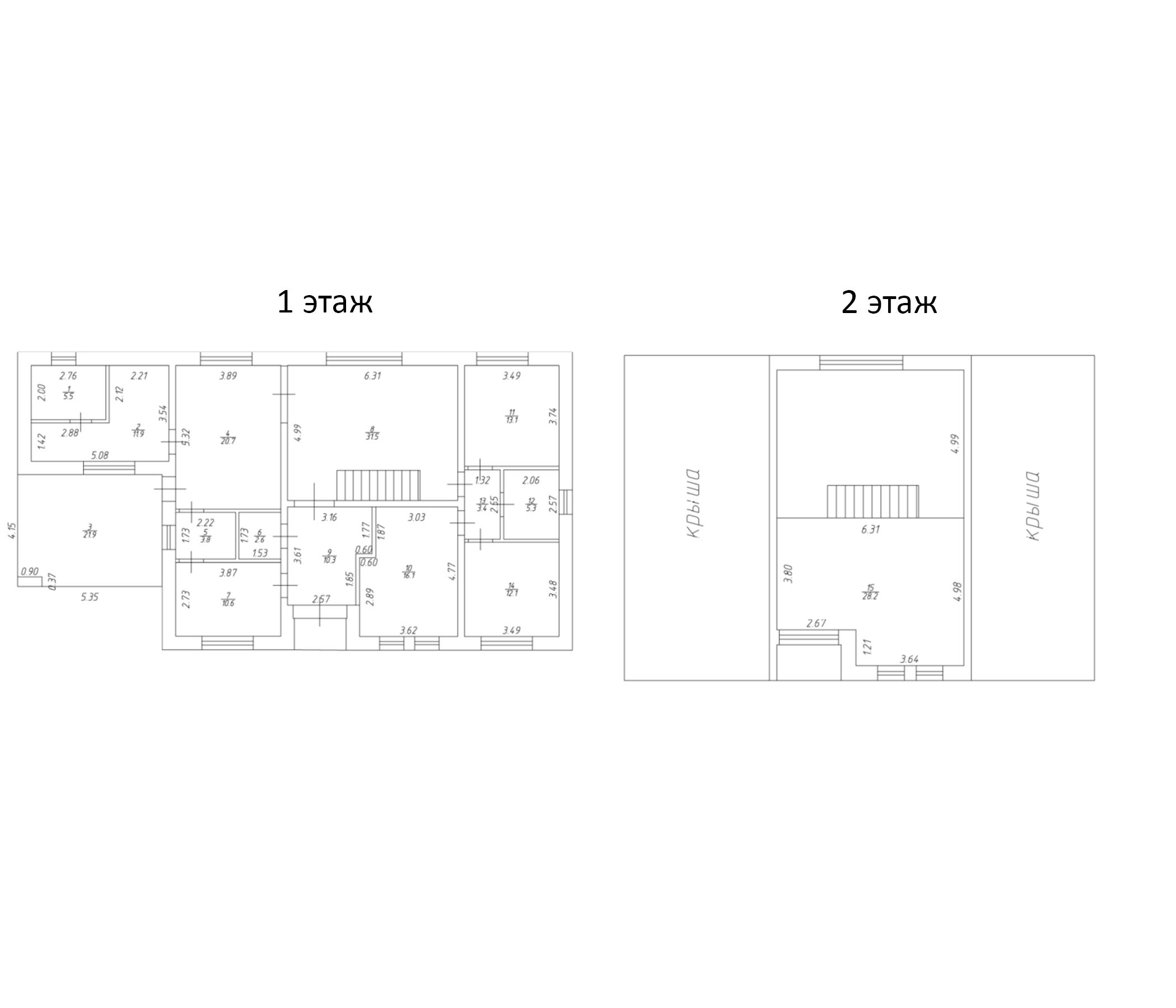 Планировка — Коттеджный поселок Конфидо, 5-комн., 186 м²