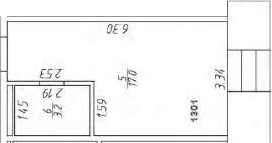 Планировка — Апарт-отель Markov Aparts, Студия, 20 м²