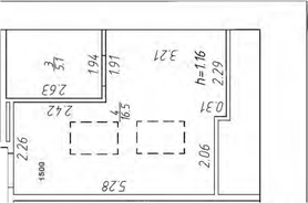 Планировка — Апарт-отель Markov Aparts, Студия, 21 м²