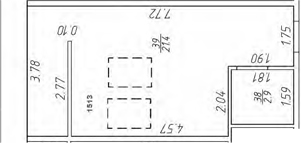 Планировка — Апарт-отель Markov Aparts, Студия, 24 м²