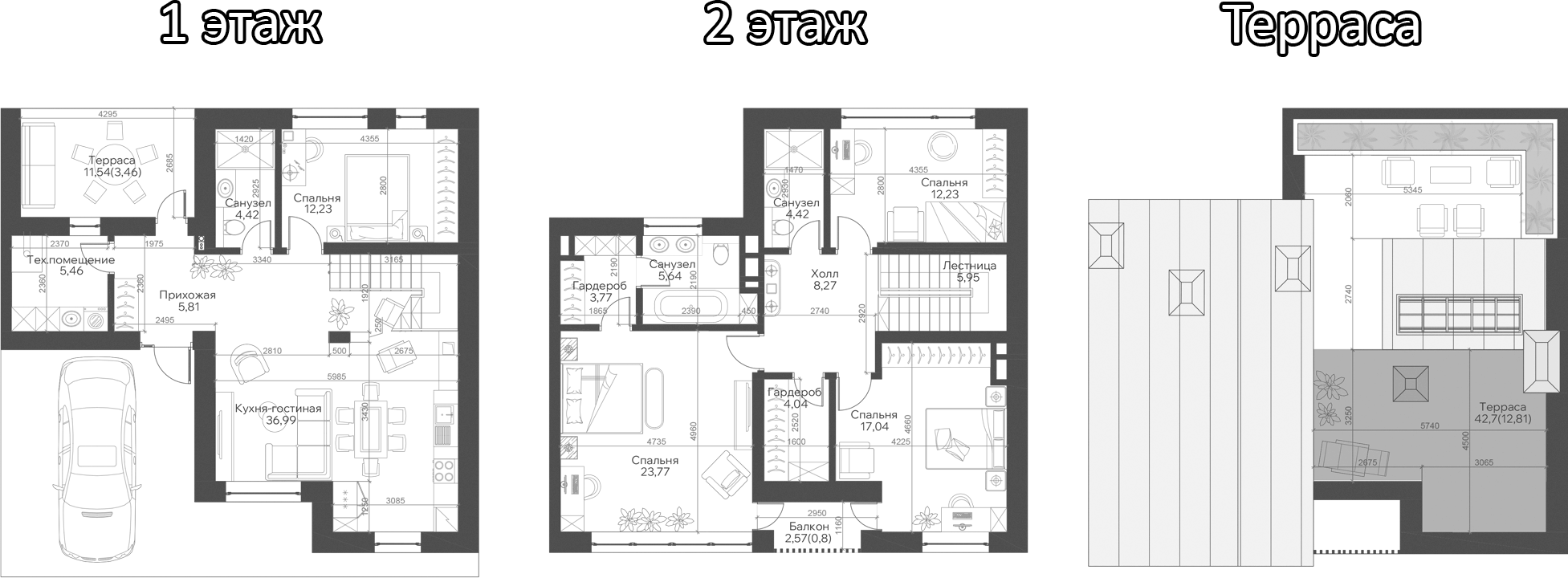 Планировка — Троицкий парк, 4-комн., 139 м²