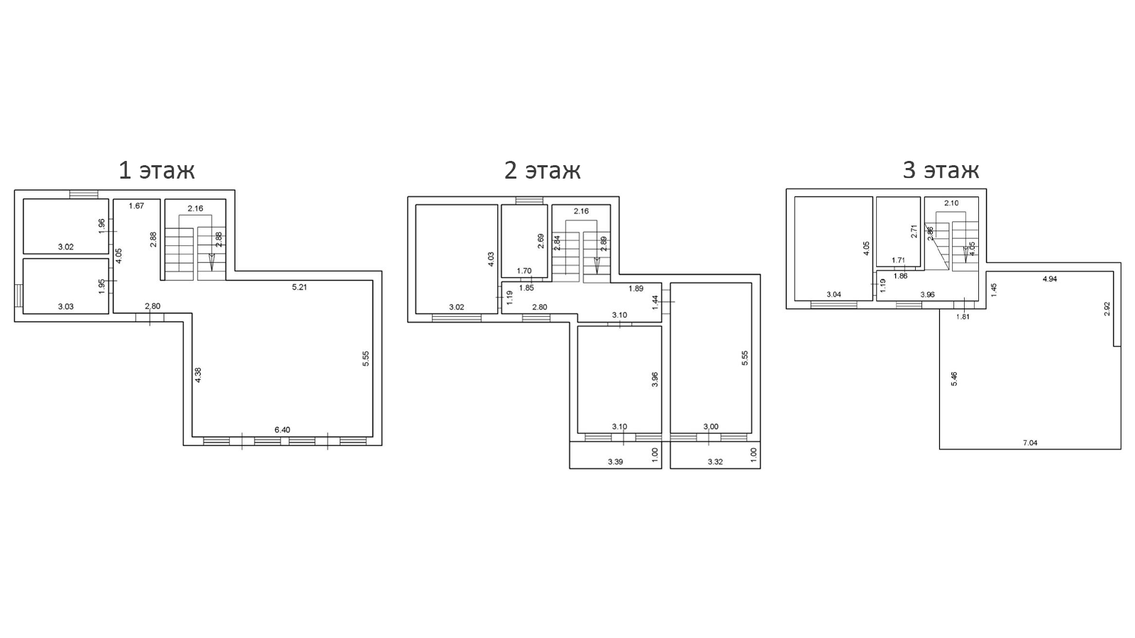 Планировка — Коттеджный поселок Autka, 1-комн., 187 м²