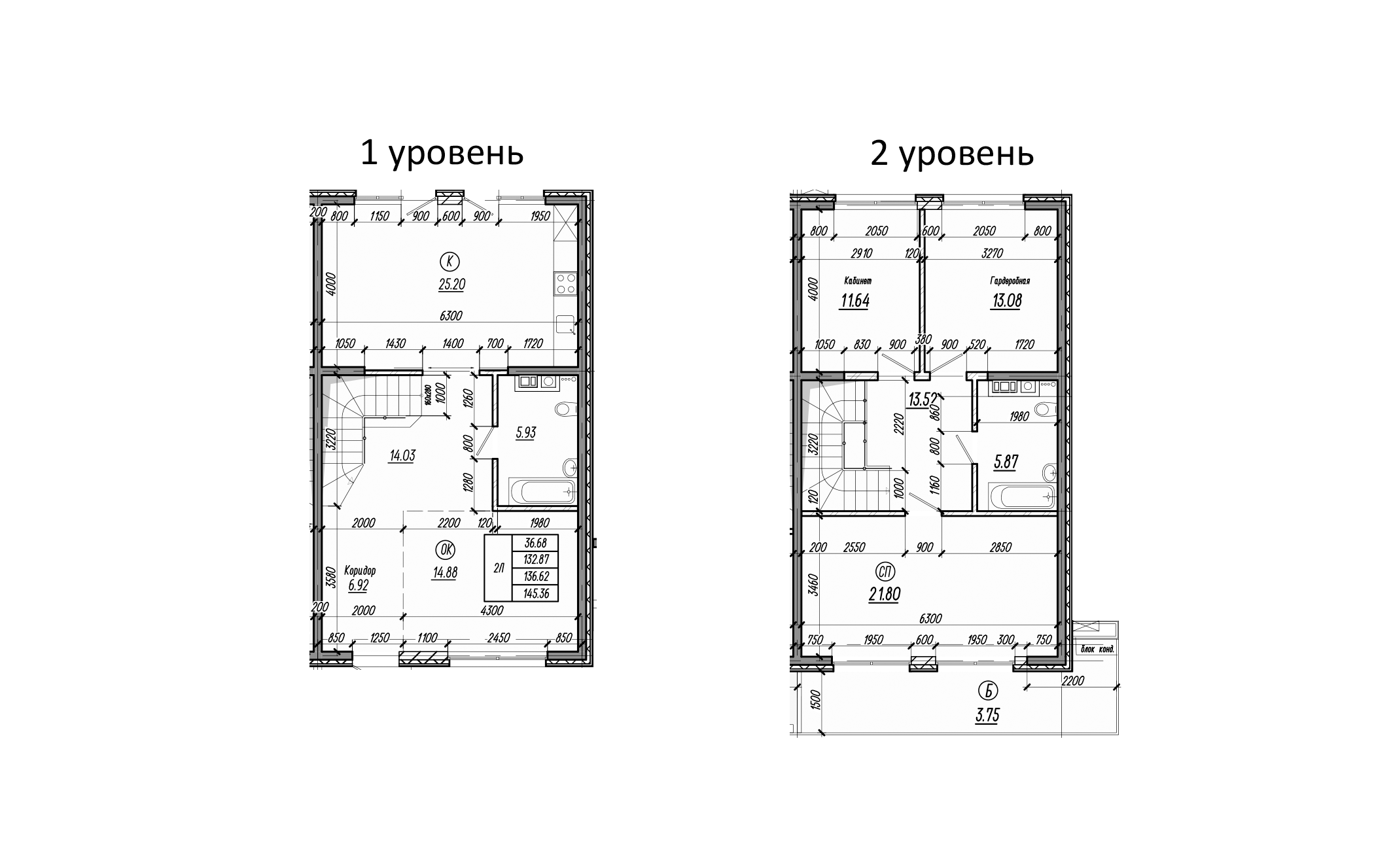 Планировка — Миндаль. СЗ Исток, 3-комн., 131 м²