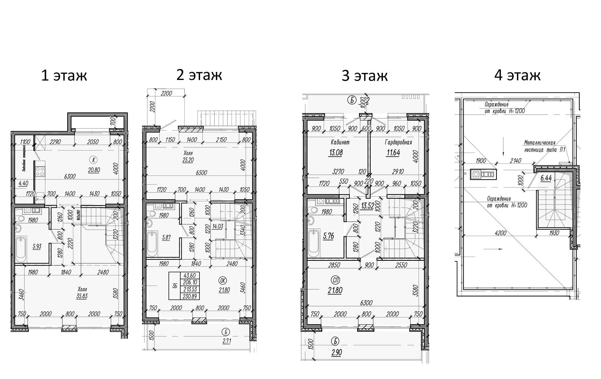 Планировка — Миндаль. СЗ Исток, 2-комн., 265 м²