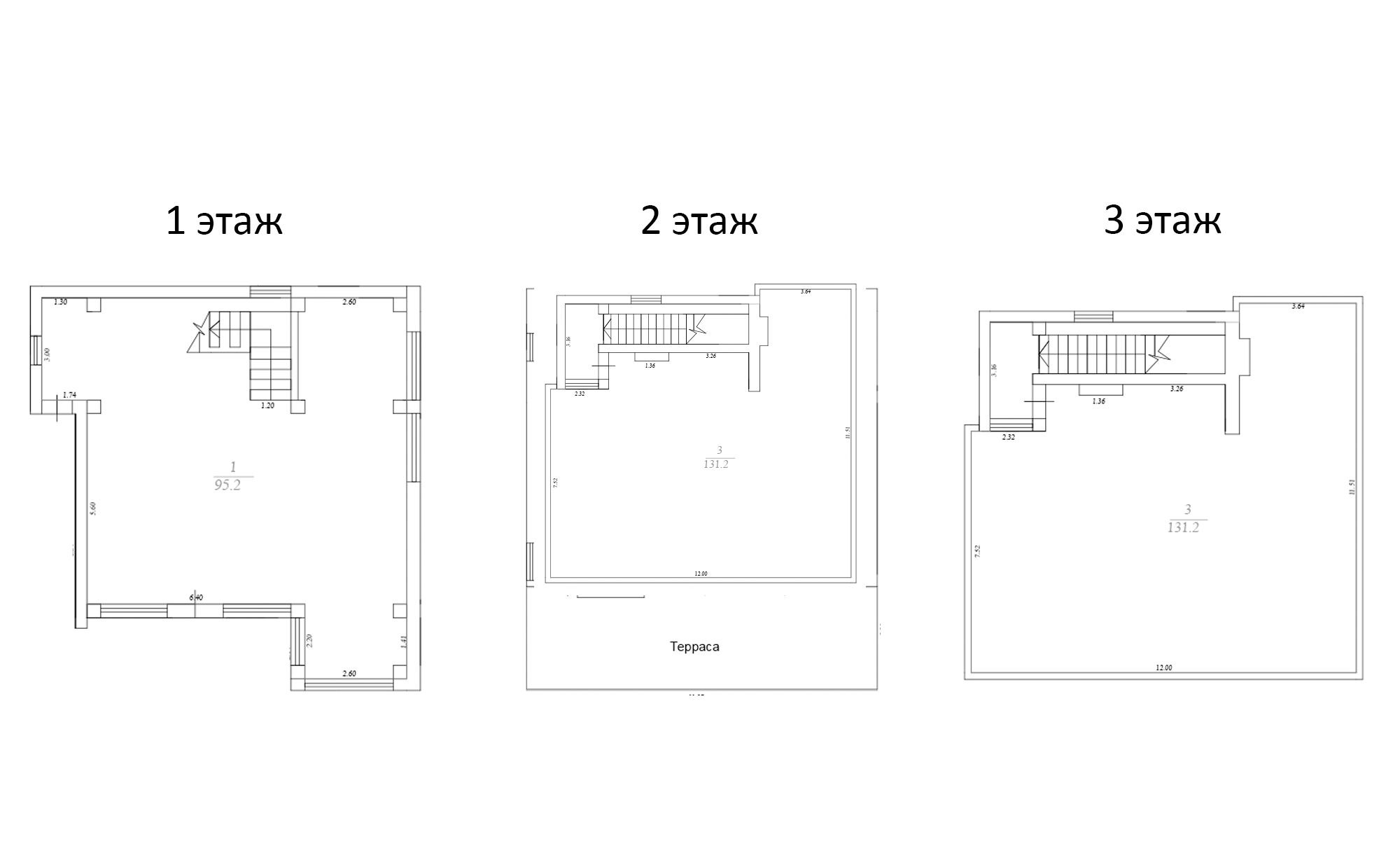 Планировка — Коттеджный поселок Гаспра Life, 3-комн., 366 м²
