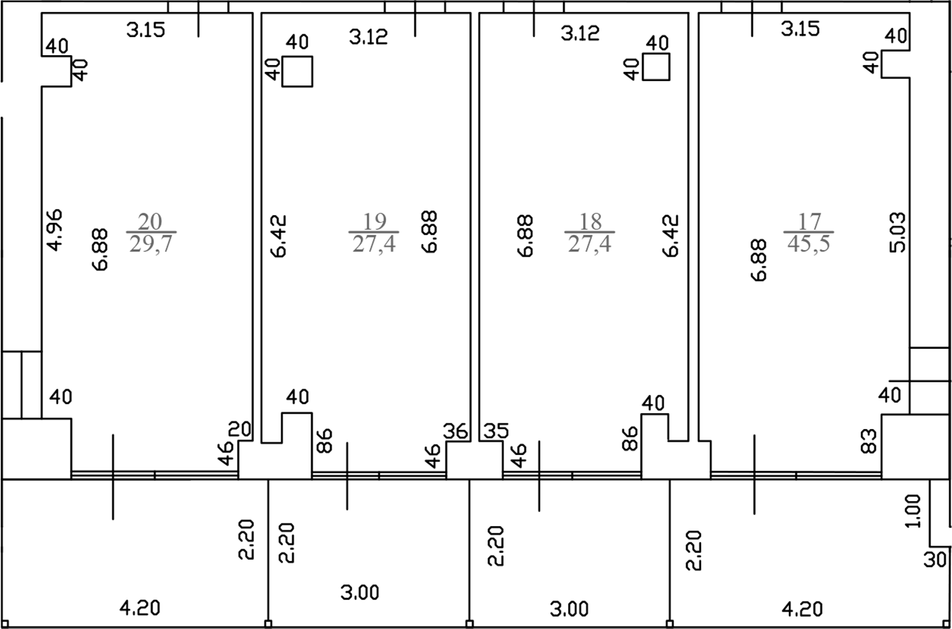Планировка — White Village, 1-комн., 120 м²