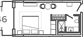 Планировка — Лучезарный, 1-комн., 33 м²