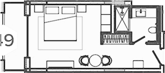 Планировка — Лучезарный, 1-комн., 34 м²