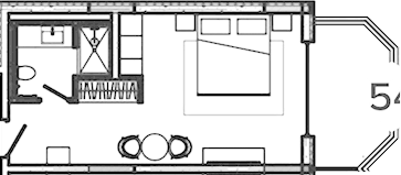 Планировка — Лучезарный, 1-комн., 37 м²