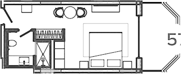 Планировка — Лучезарный, 1-комн., 36 м²