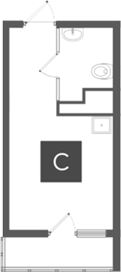 Планировка — Старт, Студия, 18 м²